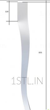 Legs (NJ_0674) 3D model for CNC machine